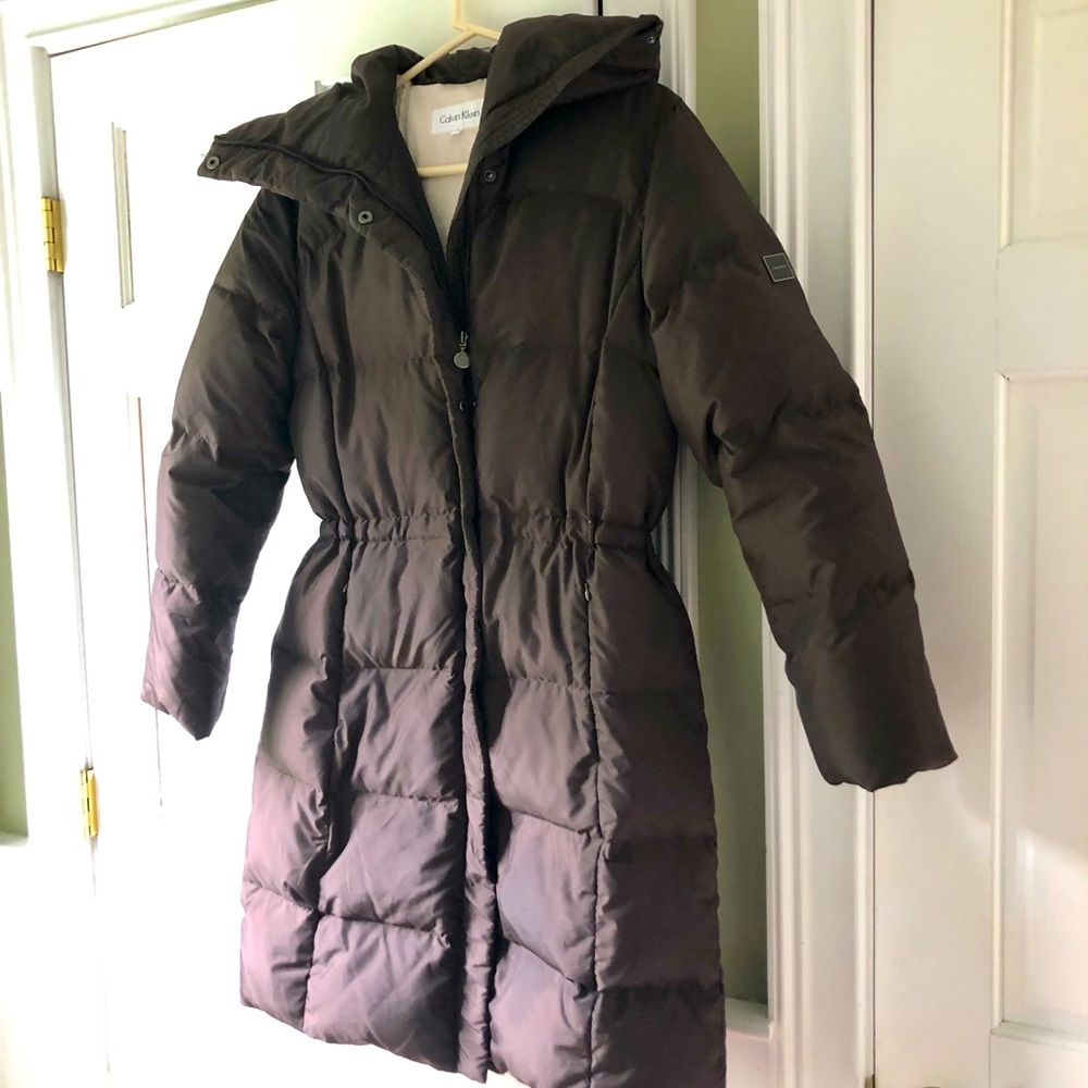 Calvin Klein Brown Puffer Jacket